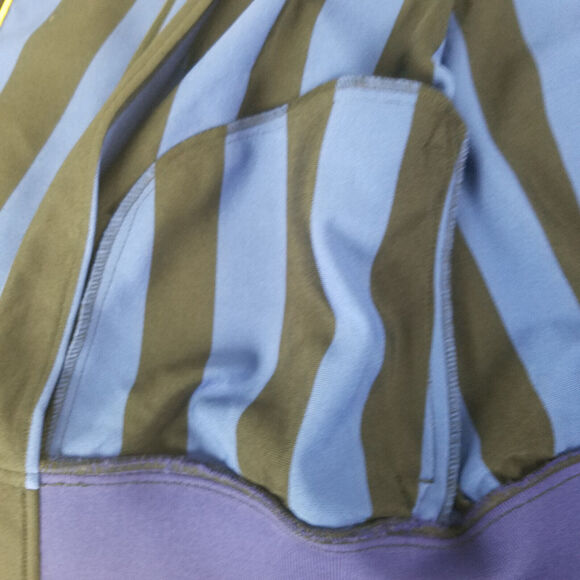 All City Jacket Mens XXL Blue Black New with‎ Tags Sports Striped Full Zip - Picture 10 of 15